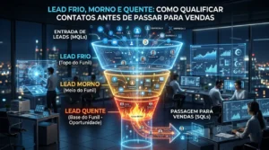 lead frio morno quente no funil de vendas