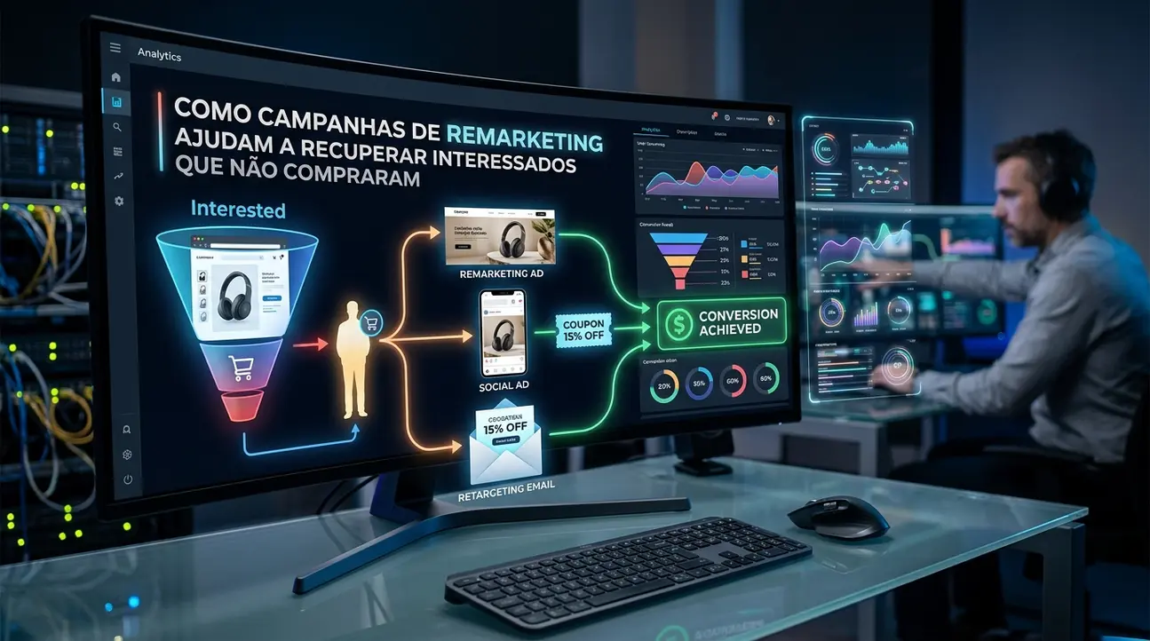 Campanhas de remarketing ajudam a recuperar interessados que não compraram