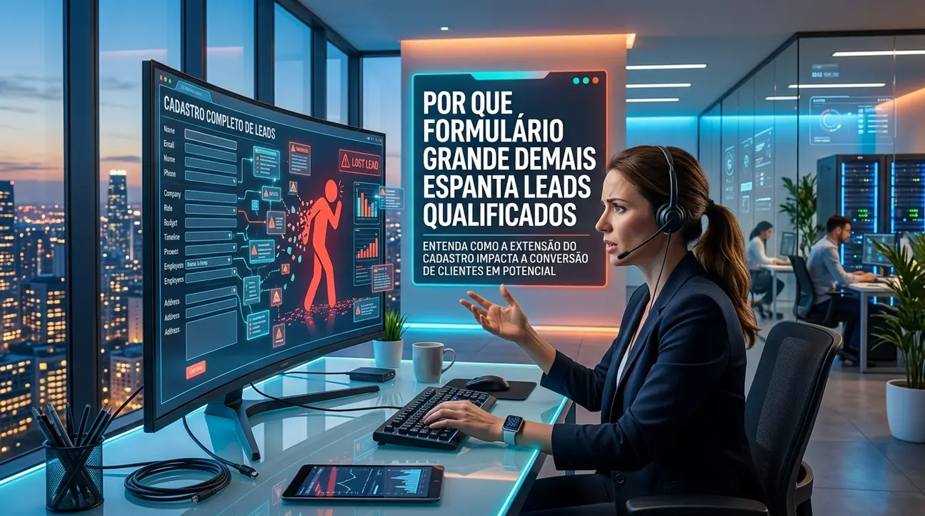 formulário grande espanta leads