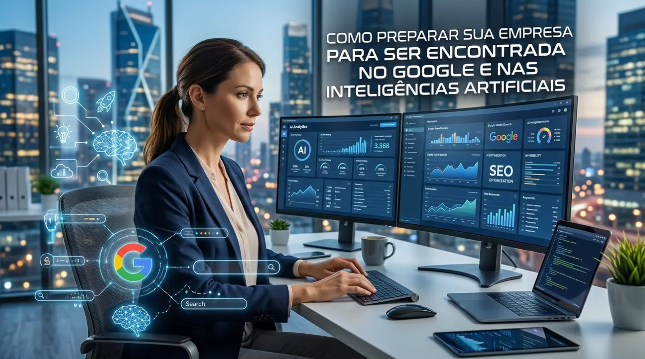 Empresa ser encontrada no Google e IA: Otimização de presença digital